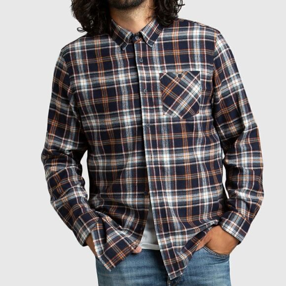 Boston Traders Eco Flannel Plaid Shirt - Picture 1 of 7
